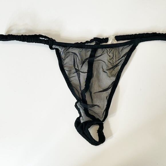 Hanky Panky Black Grey Leopard Babydoll Chemise Slip Dress & Thong Set NWOT - Picture 12 of 15